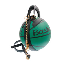 Load image into Gallery viewer, Green Basketball Handbag
