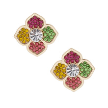 Load image into Gallery viewer, Multi-Color Magic: Flower Studs
