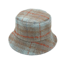 Load image into Gallery viewer, Blue Signature Plaid Bucket Hat
