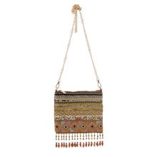 Load image into Gallery viewer, Brown Boho Beaded Crossbody
