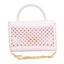 Load image into Gallery viewer, White Jelly Top Handle Mini Crossbody
