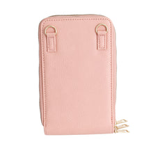 Load image into Gallery viewer, Pink Triple Pocket Crossbody
