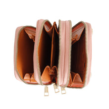 Load image into Gallery viewer, Pink Triple Pocket Crossbody
