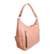 Load image into Gallery viewer, Purse Pink and Gold Stud Hobo Bag for Women
