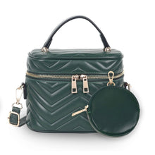 Load image into Gallery viewer, Purse Green Vanity Case Crossbody for Women
