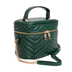 Purse Green Vanity Case Crossbody for Women