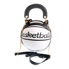 Load image into Gallery viewer, White Basketball Handbag
