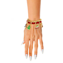 Load image into Gallery viewer, Red Xmas Mitten Bracelets
