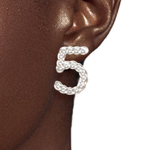 Load image into Gallery viewer, Chic Trio: Designer-Inspired Silver Earring Set
