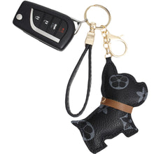 Load image into Gallery viewer, Black Dog Keychain Clip
