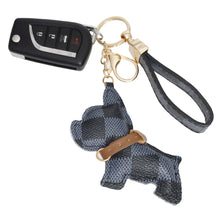 Load image into Gallery viewer, Checkered Dog Keychain Clip
