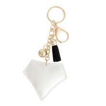 Load image into Gallery viewer, White Diamond Jewel Keychain

