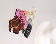 Load image into Gallery viewer, Light Pink Hair Woman Keychain
