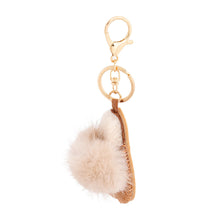 Load image into Gallery viewer, Keychain Sherpa Mule Bag Clip for Women
