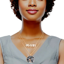 Load image into Gallery viewer, Gold Melanin Afro 2 Pcs Chains
