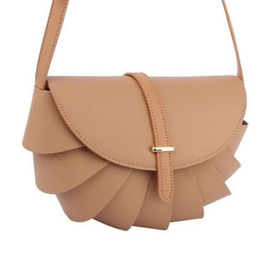 Light Brown Semicircle Crossbody