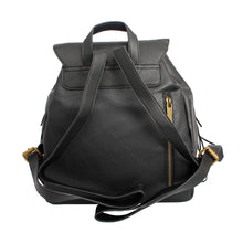 Load image into Gallery viewer, Backpack Black Leather Fringe Bag for Women
