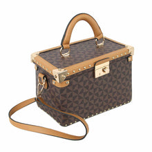 Load image into Gallery viewer, Brown Square Trunk Handbag
