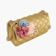 Load image into Gallery viewer, Purse Gold Quilted Jelly Crossbody Bag for Women
