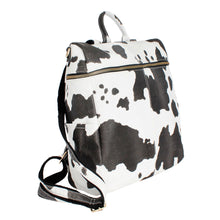 Load image into Gallery viewer, Cow Square Backpack Purse
