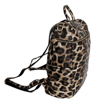 Load image into Gallery viewer, Leopard Square Backpack Purse
