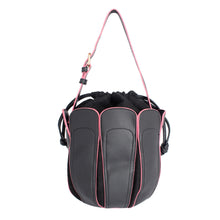 Load image into Gallery viewer, Black Tulip Bucket Bag
