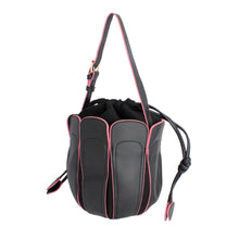 Load image into Gallery viewer, Black Tulip Bucket Bag
