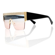 Load image into Gallery viewer, Sunglasses Shield Pave Pink Eyewear for Women
