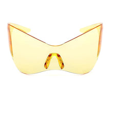 Load image into Gallery viewer, Sunglasses Mask Wrap Yellow Eyewear for Women
