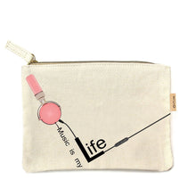 Load image into Gallery viewer, Pink Music is My Life Eco Pouch
