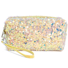 Load image into Gallery viewer, Gold Sequin Costmetic Pouch
