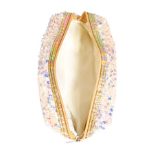 Load image into Gallery viewer, Gold Sequin Costmetic Pouch
