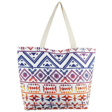 Load image into Gallery viewer, Colorful Tribal Beach Tote
