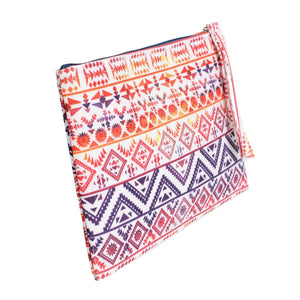 Colorful Tribal Zip Pouch