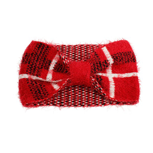 Red Plaid Headwrap