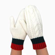 Load image into Gallery viewer, Snowy Chic: Signature White Mittens
