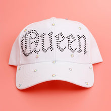 Load image into Gallery viewer, Hat White Canvas Queen Baseball Cap for Women
