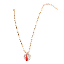 Load image into Gallery viewer, Heartfelt Harmony: Stripe Ball Necklace
