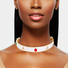 Load image into Gallery viewer, White Bee Casting Choker - Heavy
