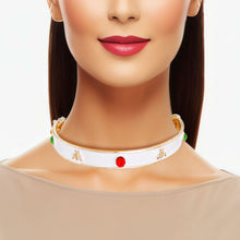 Load image into Gallery viewer, White Bee Casting Choker - Heavy
