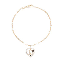 Load image into Gallery viewer, Gold Designer D Heart Necklace
