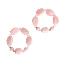 Load image into Gallery viewer, Light Pink Marbled Bead Bracelets

