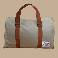 Load image into Gallery viewer, Light Brown Oxford Duffel Travel Bag
