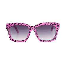 Load image into Gallery viewer, Purple Leopard Kids Wayfarer Sunglasses
