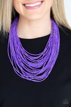 Load image into Gallery viewer, Rio Rainforest - Purple Necklace - N0746
