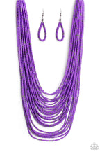 Load image into Gallery viewer, Rio Rainforest - Purple Necklace - N0746
