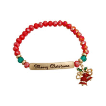 Load image into Gallery viewer, Merry Christmas Plate Bracelet
