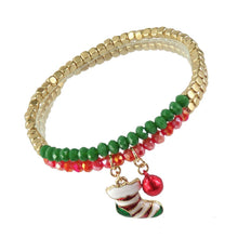 Load image into Gallery viewer, 2 Pcs Xmas Stocking Bracelet
