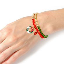 Load image into Gallery viewer, 2 Pcs Xmas Wreath Bracelet
