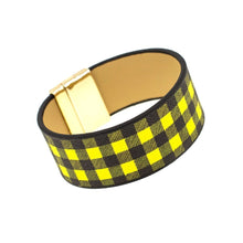 Load image into Gallery viewer, Yellow Buffalo Plaid Bracelet
